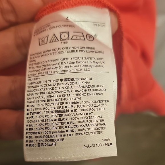 Banana Republic Coral Long Sleeve Dress - Picture 4 of 6